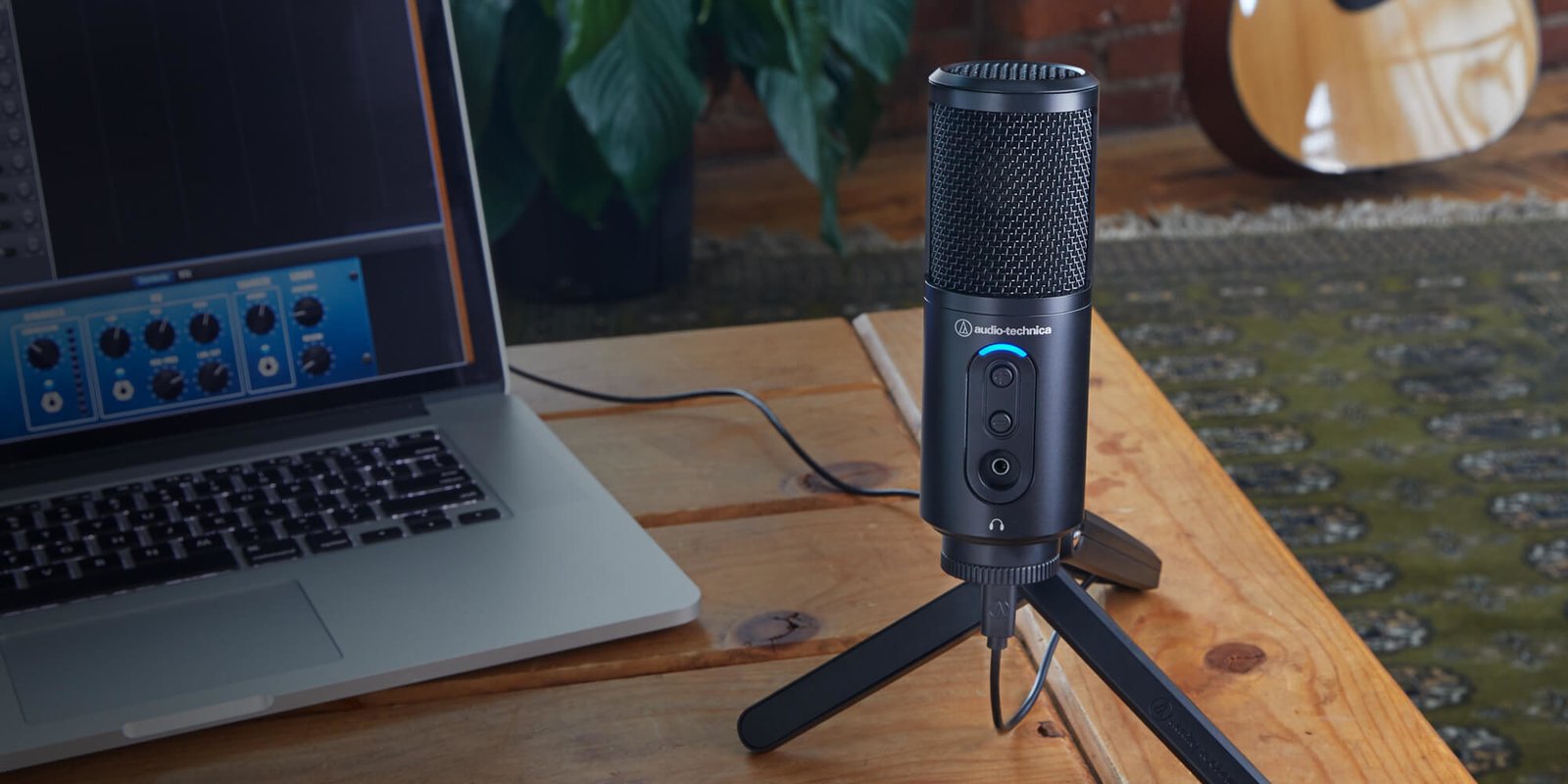 Audio-Technica ATR2500x-USB Cardioid Condenser USB Microphone on DJ LAB website Lebanon UAE