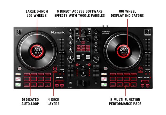 Numark Mixtrack Platinum FX on DJ LAB website Lebanon UAE