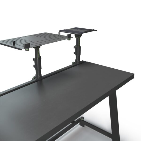 FDJT 01 Gravity DJ Desk with Adjustable Loudspeaker and Laptop Trays on DJ LAB website Lebanon UAE