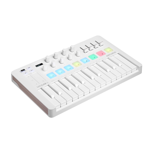 Arturia MiniLab 3 Alpine White Midi Keyboard Controller - Image 5