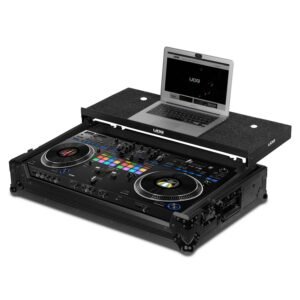 UDG Ultimate Flight Case Pioneer DDJ-REV7 Black Plus (Laptop Shelf + Wheels) on dj lab website lebanon uae