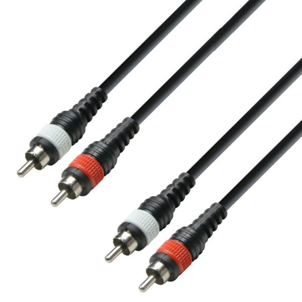 Adam Hall® 2 RCA x 2 RCA | 1 m on DJ LAB Website Lebanon UAE