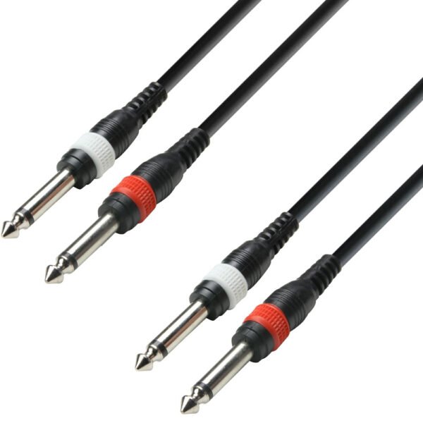 Adam Hall Cables 2 Jack TS x 2 Jack TS | 3 m on DJ LAB Website Lebanon UAE