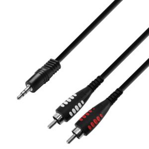 Adam Hall Cables 2 RCA x Minijack | 1 m on D LAB Website Lebanon Uae